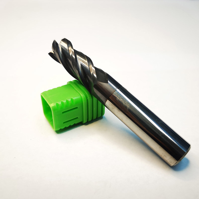 Katı Tungsten Karbür 4 Ağızlı D10 Kare Parmak Frezeler Hrc65 SX