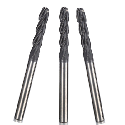 Grafit Tungsten Karbür R4 Bilyalı Uçlu Frezeler Katı