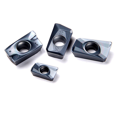 Tungsten Karbür Endekslenebilir Kesme Uçları Çelik İçin Yüksek İlerleme Yüksek Hız