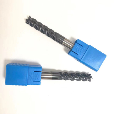 Sertleştirilmiş Çelik için Katı Tungsten Karbür 2 Flüt Parmak Frezeler 6mm