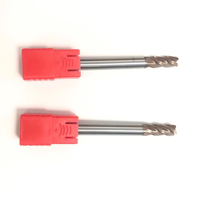 Çelik Sertleştirilmiş Çelik için Tungsten Karbür 4 Flüt 6mm Katı Parmak Frezeler