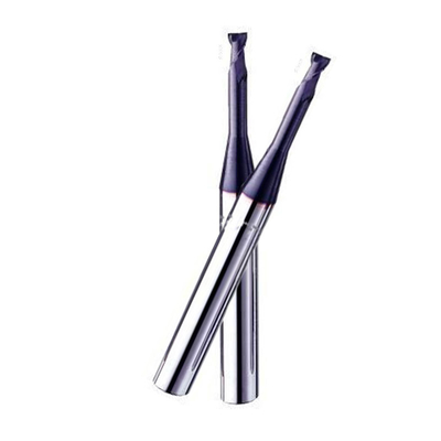 Yüksek Sertlik Çelik Tungsten Karbür Parmak Frezeler 2 Flüt D4 Hrc65 SX