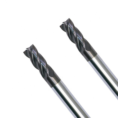 Düz Dört Ağızlı Uzun Kanal Parmak Frezeler 6mm Hrc65 SX