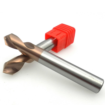 Çelik Matkaplar için İki Flüt Tungsten Karbür Matkaplar 4mm Nokta Matkap