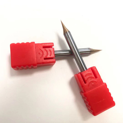 Tungsten Karbür İki Ağızlı 0.1mm Kare Kesimli Freze Hrc65