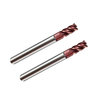 Çelik için Tungsten Karbür 2 Flüt 8mm R0.5 Köşe Yarıçaplı Parmak Frezeler