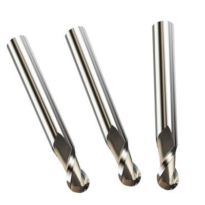 Çelik İçin Katı İki Flüt R3 Bilyalı Uçlu Frezeler 6mm