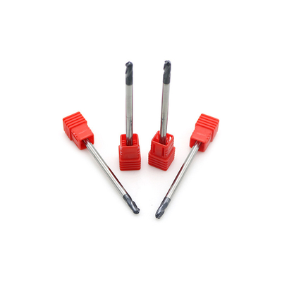 Çelik için Düz 2 Flüt R2 4mm Bilyalı Uçlu Frezeler