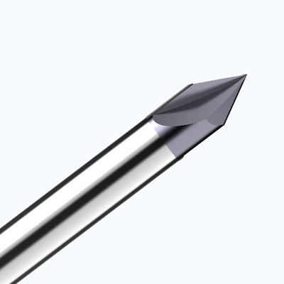 Katı Tungsten Karbür Parmak Frezeler 2 Flüt Pah Kırma 16mm Parmak Frezeler