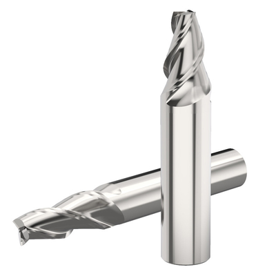 Alüminyum İçin Kaplamasız Karbür Konik 2 Flüt D6 Tungsten Karbür Parmak Frezeler